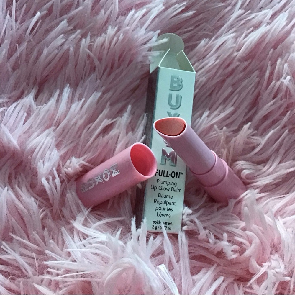 NIB Buxom Full-On Plumping Lip Glow Balm in Cherry Popsicle Red